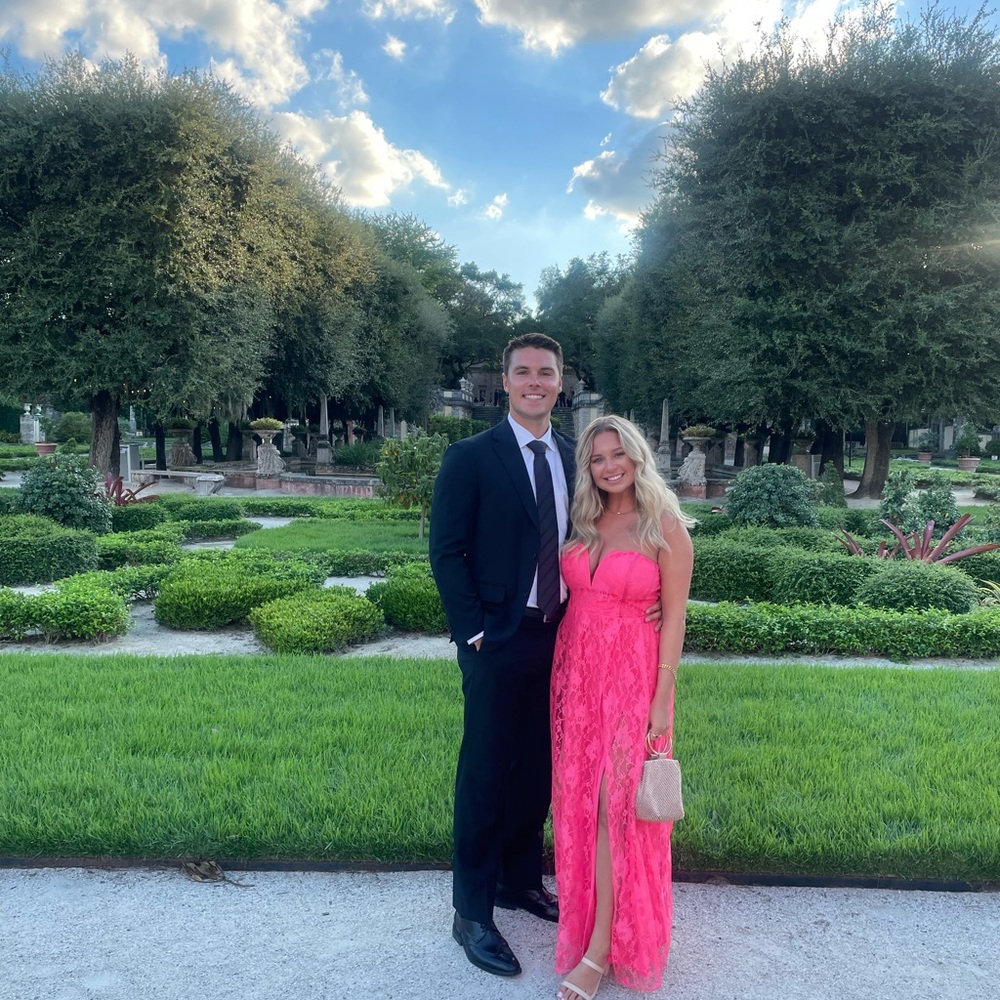 Lulu's Pink Strapless Dress